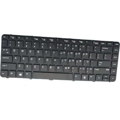 Laptop Keyboard Fit for HP PROBOOK 430 G3 446 G3, US Edition Repalcement with Frame 290x150x5mm