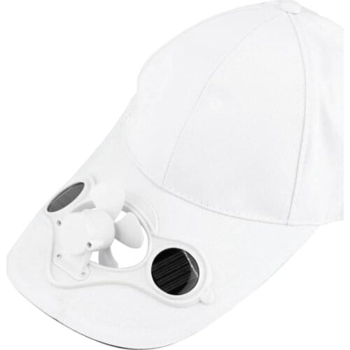 Air Cool Fan Hat Cap With Solar Sun Power Cool Fan For Cycling Energy Save No Batteries Required Fishing Summer Sport Outdoor
