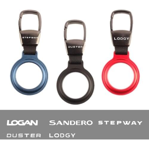 Magnetic Metal Protective Airtag Case car Keychain For Dacia Dokker Duster Lodgy Logan Sandero Solenza Spring car accessories