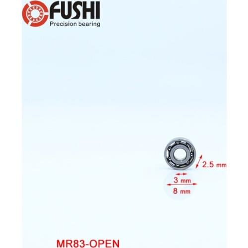 MR83 OPEN Ball Bearing 3*8*2.5 mm 10PCS ABEC-1 Non Standard Deep Groove Bearings MR83