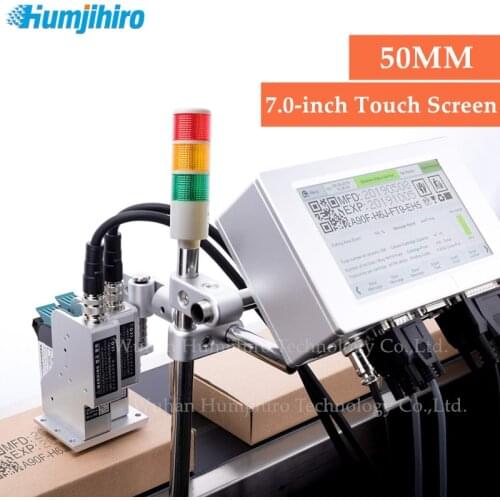7.0-inch Touch Screen Online Inkjet Printer QR Barcode Variable Date Expiry Date Number Logo Thermal Inkjet Printer with PC