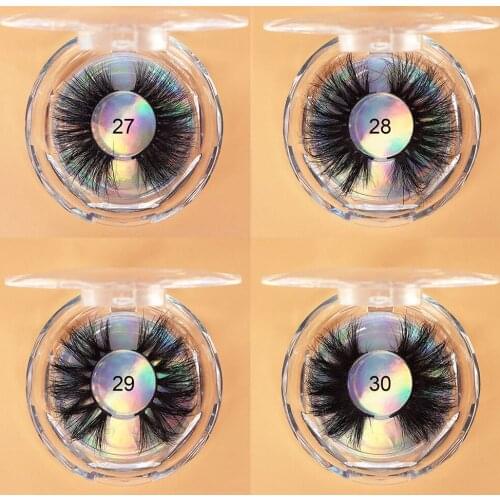 Wholesale 100 Pairs 3D/5D Mink Eyelashes 25 mm Mink Lashes Natural Long Fake Eyelashes Bulk Dramatic Cruelty Free Lashes Makeup