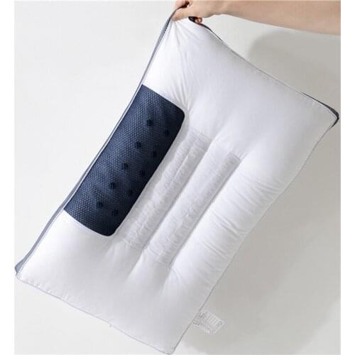 Cassia Bed Pillows For Sleeping 100% Cotton Cover With Filling Bilateral Cassia Pillow Core Magnet Pain Neck For Pillow Cervical