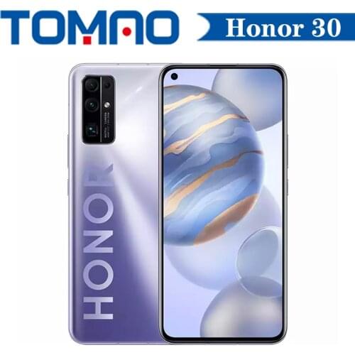 Honor 30 5G SmartPhone 50x Digital Zoom 6GB 8GB RAM 128GB 256GB ROM 4000mAh 40W Super Charger Kirin 985 Octa Core 5G Cellphone