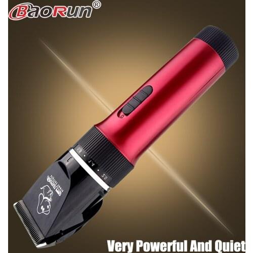 Dog Hair Trimmer High Power Professional Rechargeable Electric Cat Pet Low-Noise Safe Hair Shaver Cutting Grooming Clipper