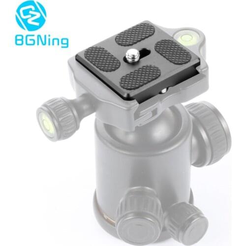 CNC Universal Quick Release Plate 40mm for DSLR Cameras Tripod Monopods Mount Adapter w/ 1/4" Inch Screw Photo Studio Accessory