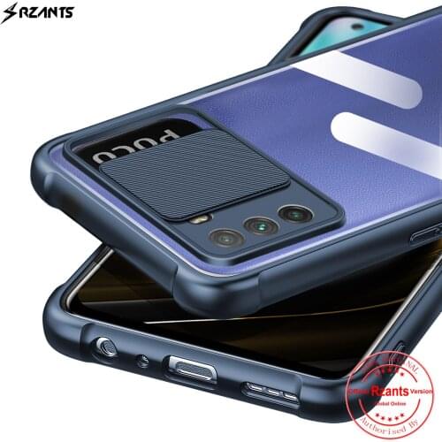 Rzants For Xiaomi POCO M3 Phone Case Hard [Lens Protection] Camera Protect Hybrid Slim Crystal Clear Cover Double Casing