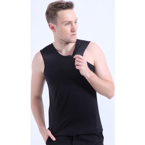 1Pcs Men Gym Muscle Sleeveless Shirt Tank Top Bodybuilding Sport Fitness Workout Lose Weight Breathable Vest