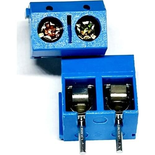 10PCS KF301-5.0-2P screw PCB terminal spacing 5.0mm DIY electronic terminal post Three-position terminal