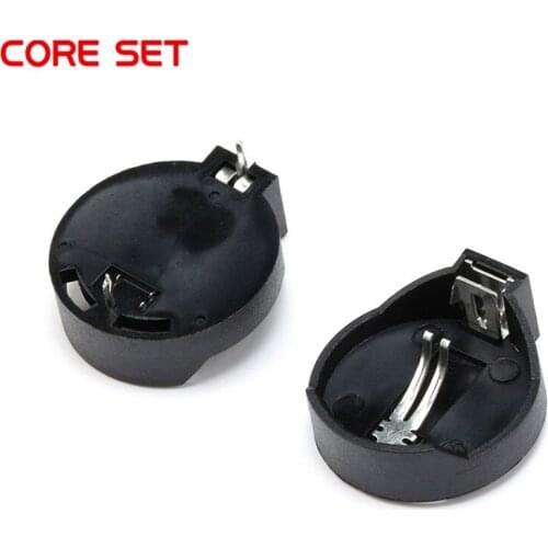 10PCS/lot CR2025 CR2032 3V Battery Button Cell Holder Socket Case 2032 battery holder Box Case