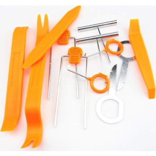 12Pcs / Set Plastic Car Radio Door Clip Panel Trim Removal Tool Repairing for Nissan Teana X-Trail Qashqai Livina Sylphy Tiida