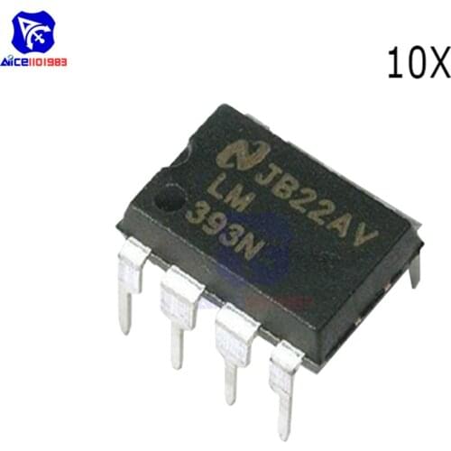 Diymore 10PCS/Lot IC Chips LM393N LM393P LM393 DIP8 Voltage Regulator Original Integrated Circuit