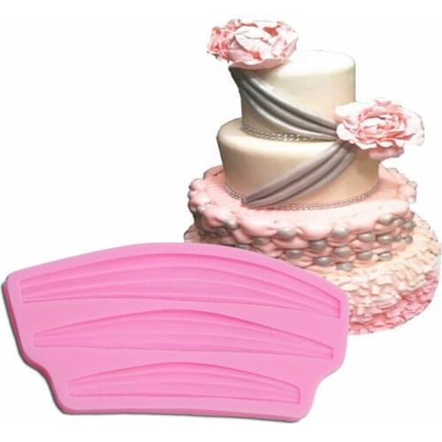 Cake Border Decoration Molds Craft Fondant Cake Mold Chocolate Soap Baking Sugar Craft Cake Decoration Tool