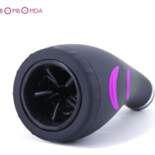 Hands-free 30 Speed Vibrating Male Masturbator 360 Degree Silicone Artificial Vagina Masturbador Masculino Sex Toys For Men