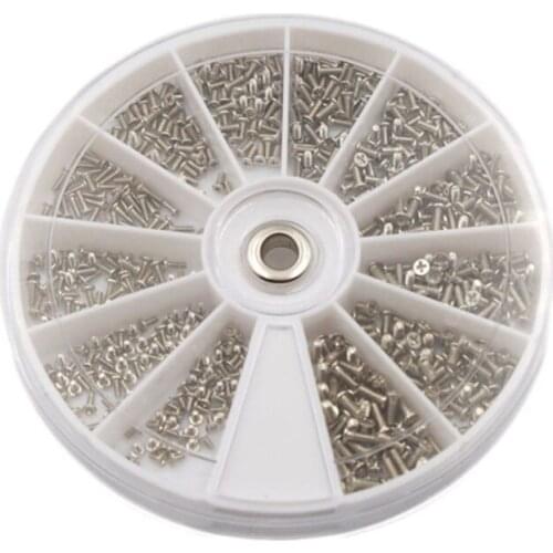 Metric M1 M1.2 M1.4 M1.6 Small Screws Assortment Repair Kit with Storage Case