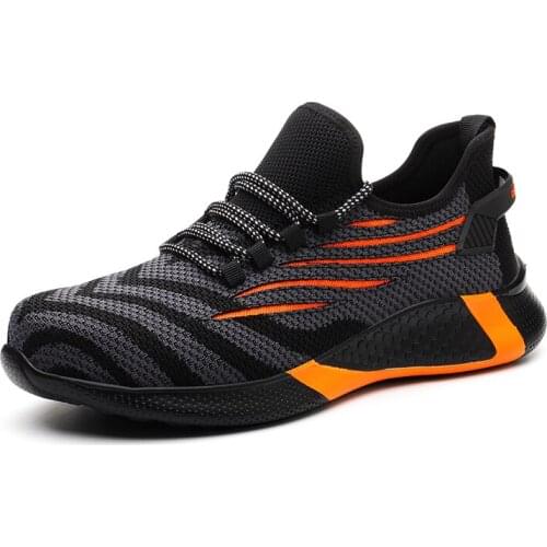 Men Work Safety Shoes Anti-puncture Working Sneakers Male Indestructible Work Shoes Men Boots Lightweight Men Shoes Safety Boots