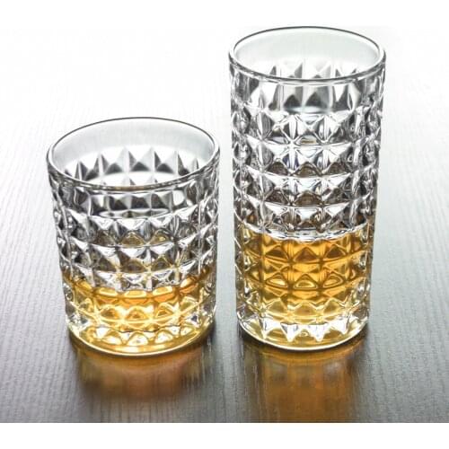 Set of 2 top quality crystal whiskey wine glass for party club beer drinking glass cups 200901-41