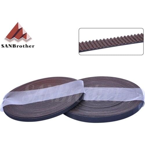 2GT belt synchronous belt GT2 Timing belt Width 6MM 9MM 10MM 15MM wear resistant for Ender3 cr10 Anet 3D Printer