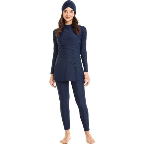 Modest Muslim Swimwear Burkinis Islam Swimsuit Bikini Full Coverage Hijab Beachwear Swimwear