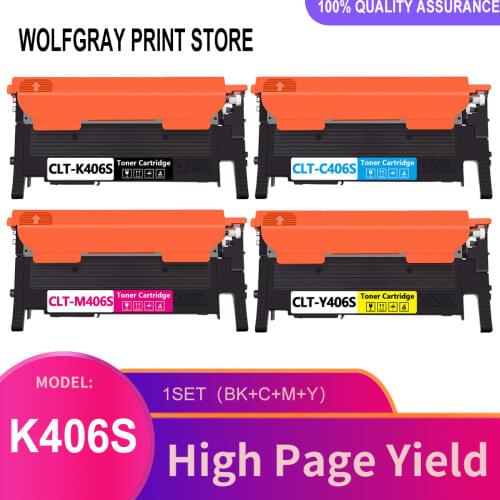 1PK Compatible toner cartridge CLT-406s K406s for Samsung Xpress C410w C460fw C460w CLP 365w CLP-360 CLX 3305 3305fw clt-k406s