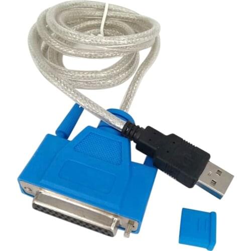 USB to PRINTER DB25 25-Pin Parallel Port Cable Adapter Supports DB25 Female Full Bi-directional System Monitoring Features