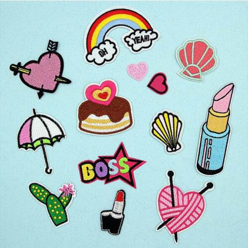 Embroidered Patches Clothes Stickers Bag Sew Iron On Applique British Style Fabric DIY Apparel Sewing Clothing Accessories BU4