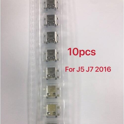 10pcs Micro USB Port for SamSung Galaxy J5 J7 J710 J510 2016 J700T Charging Socket Connector Dock Plug