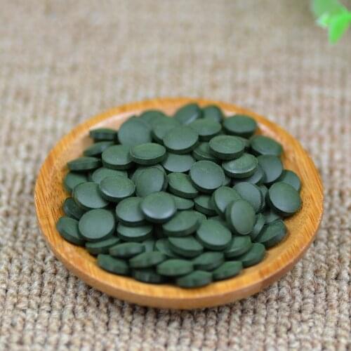 100% Chinese Yunnan Green Organic Spirulina Natural Pills Anti-fatigue Enhance-immune Slim Spirulina Tablets