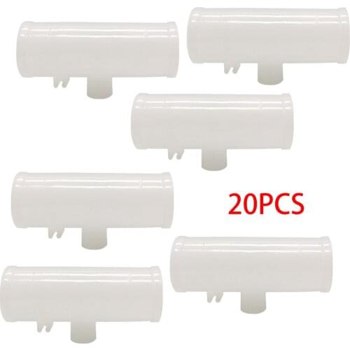 20pcs 3/4" Tee Fittings Poultry Chicken Automatic Drinker Water Drinking Cup Nipples Connector for Broiler Breeder Duck Bird