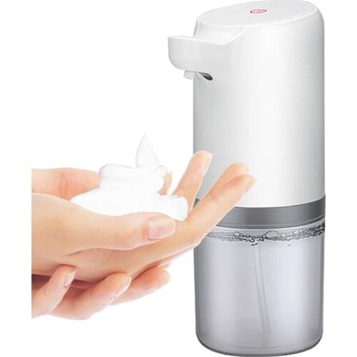 Automatic Liquid Soap Dispenser Touchless Bathroom Dispenser Induction Foaming Hand Washing Device for Kitchen Bathroom Office