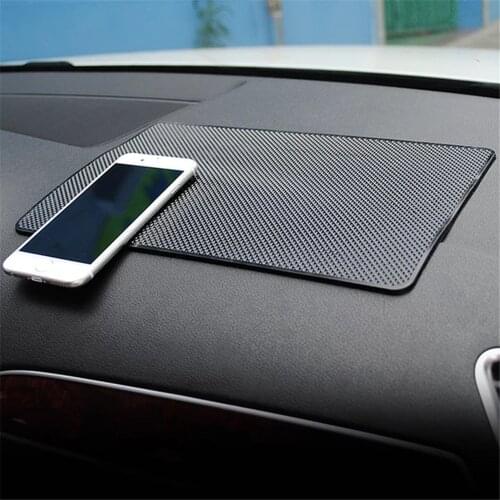 Car Non-Slip Mat Anti-Slip Storage Pads Auto Sticky Silicone Mat Interior Goods for Mobile Phone GPS Mp3