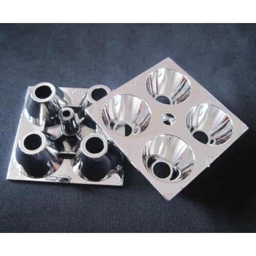 #COEB-51 High quality Led Reflector Cup, Headlight Reflective Cup, Size: 51X51X14.1mm, Surface: Plating, PC Materials