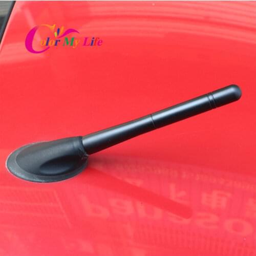 Color My Life Car Short Radio Antenna Accessories for Honda Fit For VW Polo For Opel Astra For Skoda For Toyota Corolla VIOS
