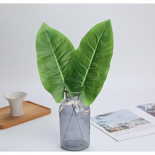 Artificial Plant Wall Decoration Plastic India Fake Canna Leaves