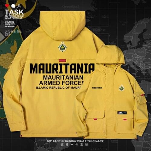 Mauritania Mauritanian MR MRT men jacket hooded Land Force logo army fan fashion printed casual Military top autumn clothes