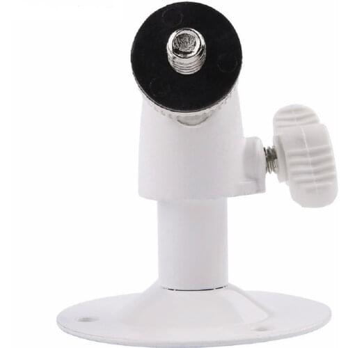 90 degree Metal Wall Mount Rotating Ceiling Bracket Stand Holder For CCTV Surveillance Security Camera White