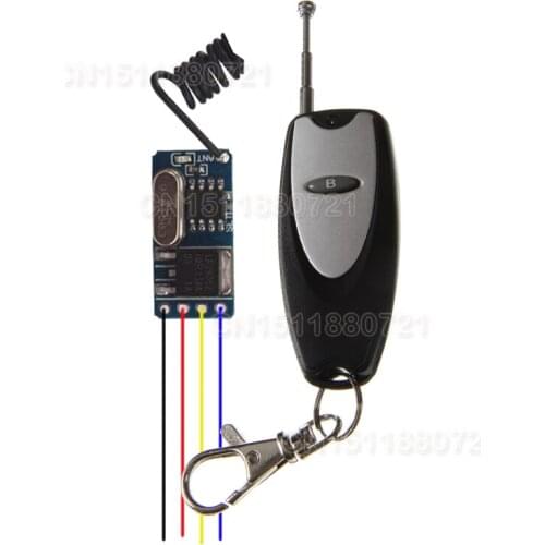 DC3.5V 3.7V 4V 4.5V 5V 6V 9V 12V Mini Small System Lock Door Access Remote Control System Momentary Toggle