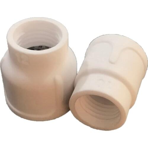 1 Set Tig Welding Ceramic Cups White Aluminia Nozzle 10# 12# 2.4MM For WP17/18/26 Welding Gun