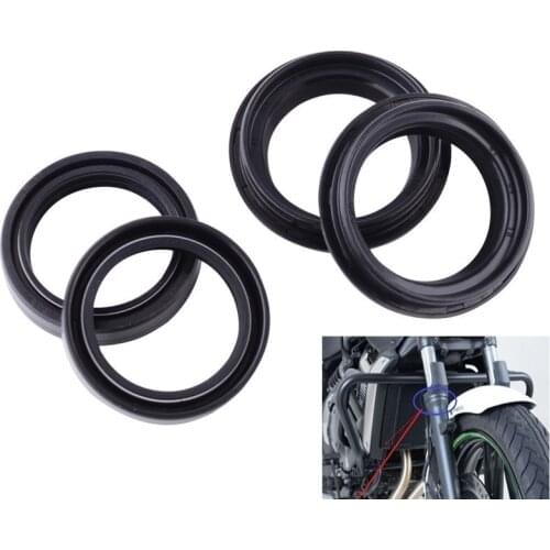 41x54x11mm Motorcycle Front Fork Damper Oil Seal and Dust Seal Rubber Gear Shaft Seal For Honda Yamaha Kawasaki Suzuki
