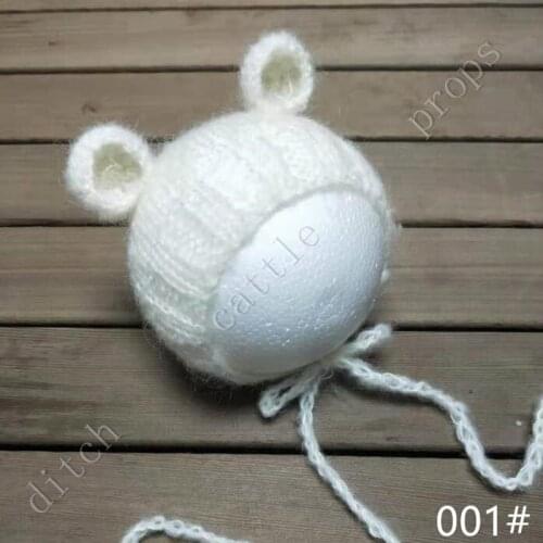 Newborn photography props hats, mohair woven props, newborn photography clothing