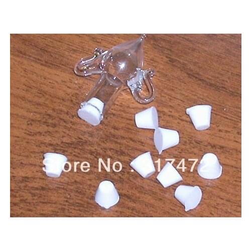 RUBBER plug for bottles Vials jewelry findings