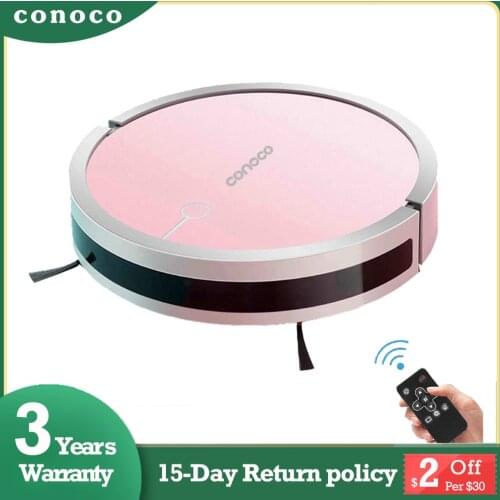2021Robot Vacuum Cleaner 3200Pa 750 ML Dust Box 150ML Water Tank Wet Mop Remote Control Auto-Charging for Pet Hair Carpet Floor