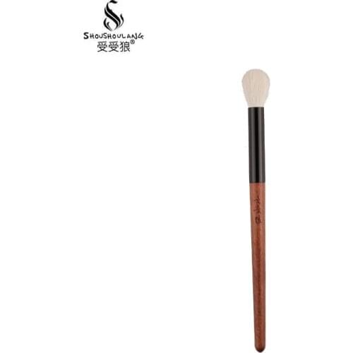 Shoushoulang Professional Handmade Make Up Brush F04 Large Eye Shadow Blending Brush Soft Saibikoho Goat Hair Makeup Brushes