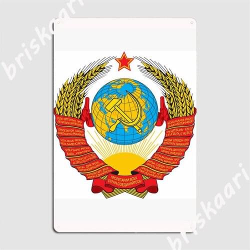 Soviet Union Metal Signs Club Home Club Bar Custom Plaques Tin sign Posters