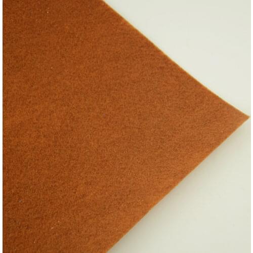 Dark Brown Color Interior Decoration Nonwoven Shoe Materials Felt Fabric Christmas Crafts 100% Polyester Sewing Toys 1mm Thick