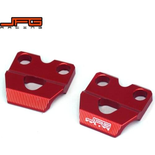 CNC Brake Line Hose Clamps Holder For CR80R 85R CRF150R CR125 250R CRF450R CRM250R AR XR250 XR400Motard Motocross Dirt Bike