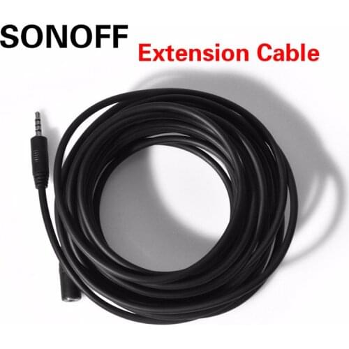 5pcs SONOFF AL560 Sensor Extension Cable 5M For DS18B20 AM2301 SI7021 Single Remote Control Switch Sensor Extension Cable