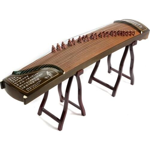 High Quality Professional 10 Level Playing Guzheng Yangzhou Musical Instruments Chinese 21 Strings With Full Accessories