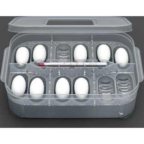 12 Grids Hatch Box Snake Lizard Reptile Egg Tray Boxes Hatching Eggs Device Climbing Pet Tortoise Turtle Incubator Supplies C42