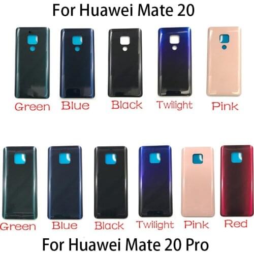 New Back Glass Rear Cover For Huawei Mate 20 Pro Battery Door Housing Battery back cover